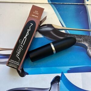 Mac Ximal Sleek Satin Lipstick 838 STONE Full Size 3.5 g / 0.12 Oz.